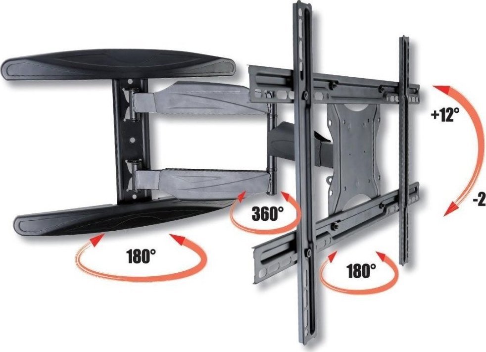 Ѕидна држачка Techly ICA-PLB 171L, 40"-65", ултра тенка, со либела