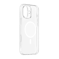 Mbështjellës telefoni Baseus TouchButton Magnetic për iPhone 16, MagSafe, transparent