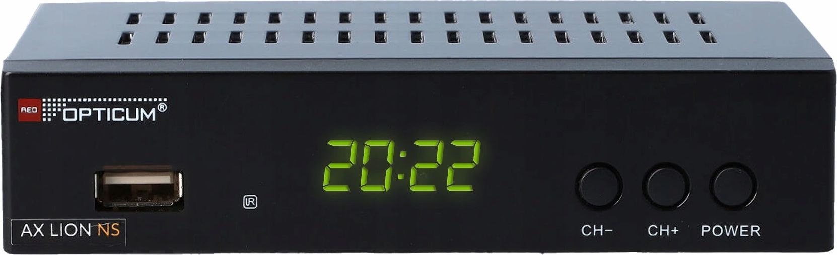 Tuner TV Opticum AX Lion NS, DVB T T2, USB media, i zi