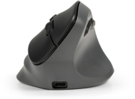 Maus ergonomik BakkerElkhuizen PRF Pro Mouse Office, vertikal, RF Wireless dhe Bluetooth, gri e zezë