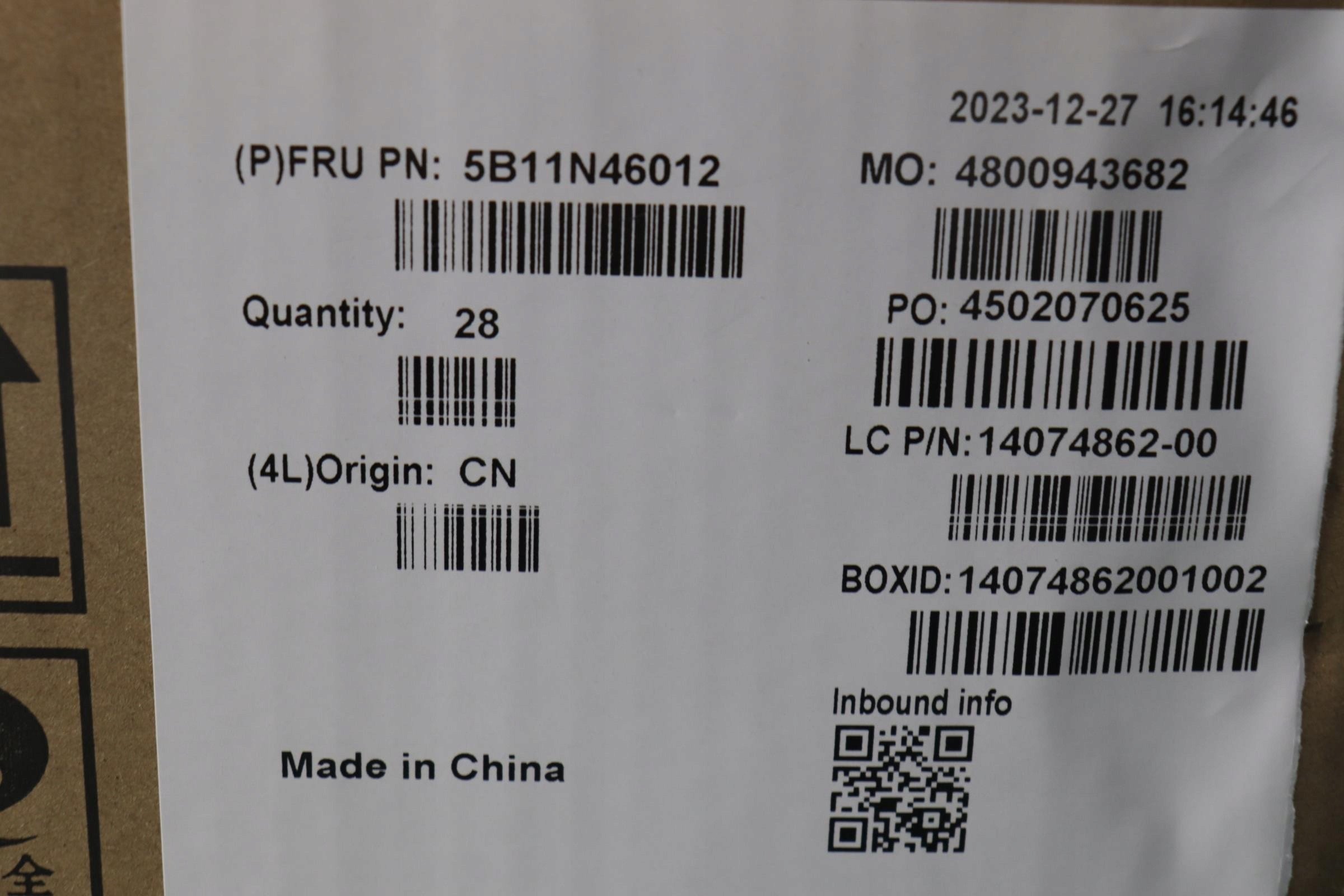 Bateri laptopi Lenovo 57Wh, Lithium polymer, e zezë