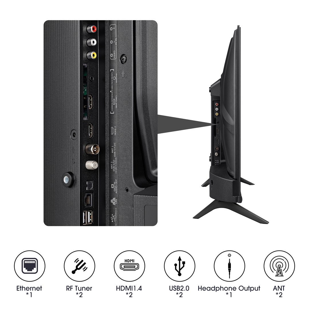 Televizor Hisense 32A4K, 31.5", HD, Smart TV, i zi