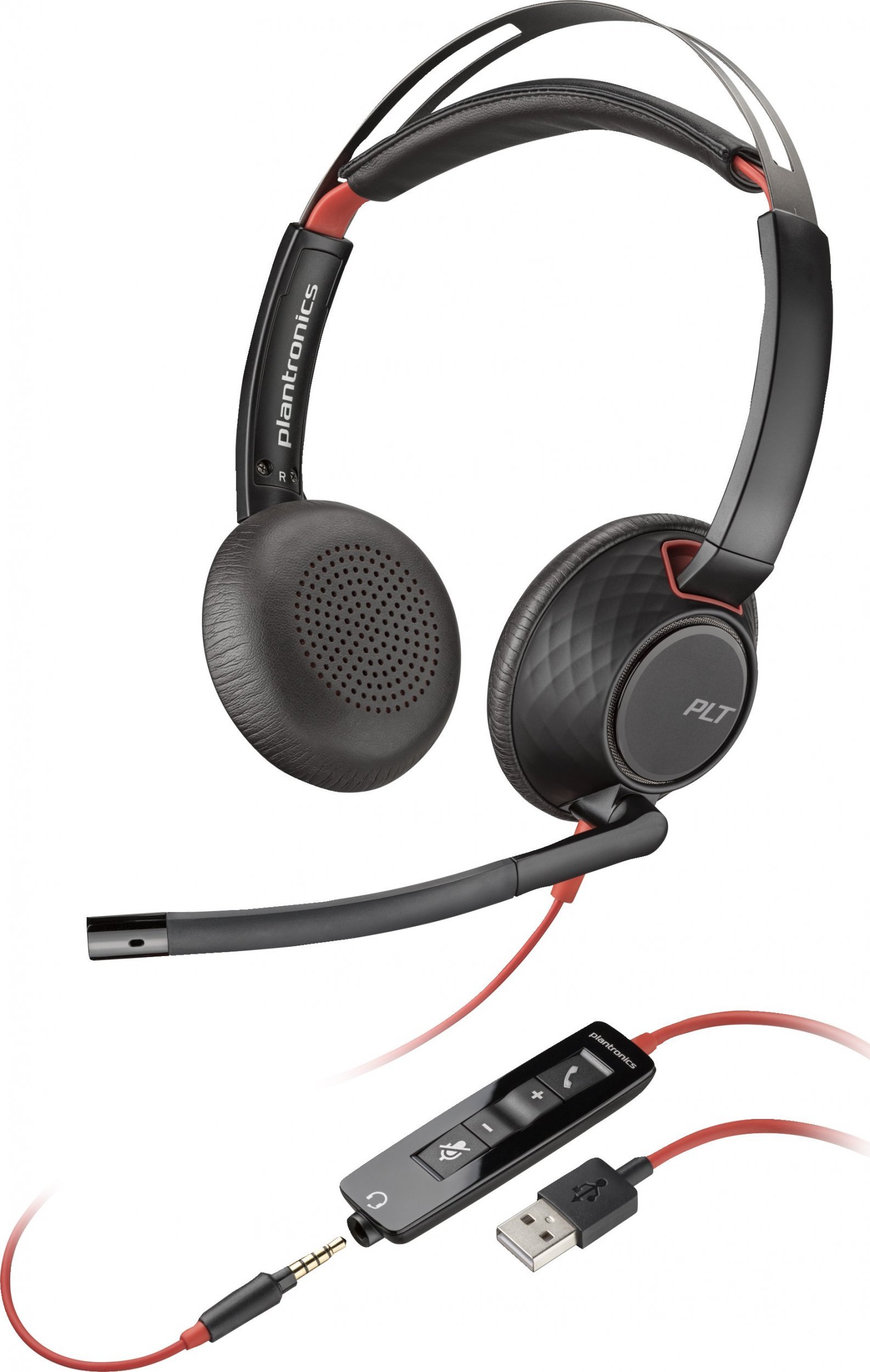 Kufje POLY Blackwire 5220, Stereo, USB-A, të zeza