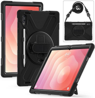 Mbështjellës tablet eSTUFF CHICAGO Galaxy Tab S11 Ultra, me mbrojtës ekrani, i zi