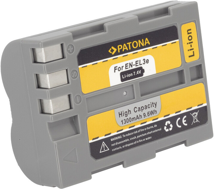 Bateri Paton për Nikon EN-EL3E, 1300mAh