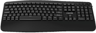 Tastierë pa tela Canyon HKB W6, ergonomike, 2.4GHz dhe Bluetooth, e zezë