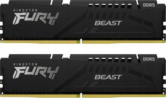 Memorie Kingston Fury Beast, DDR5, 64 GB, 6000 MHz, CL30, KF560C30BBK2-64