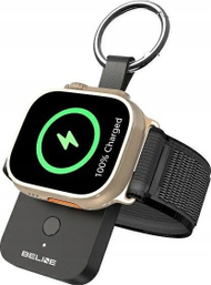 Powerbank Beline për Apple Watch, 1000mAh, portativ, argjendtë