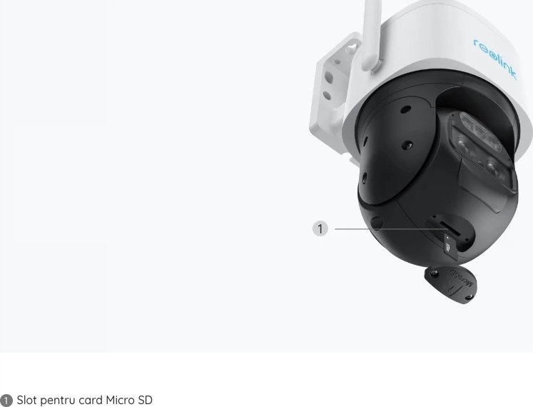 Kamerë sigurie Reolink Trackmix Series G770, 8MP, 4G LTE, e bardhë