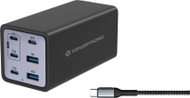 Karikues shumëportësh Conceptronic Ozul06be, 6 porta, 200W GaN, i zi