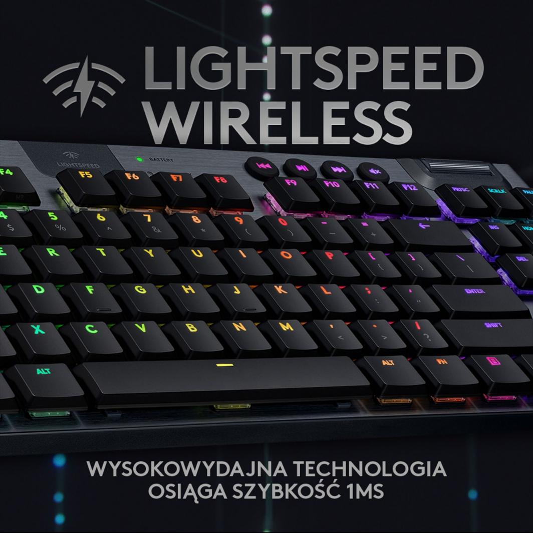 Tastierë Logitech G915 TKL, e zezë