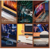 Soundbar Hisense HS2000, 2.1 kanale, 240W, i zi