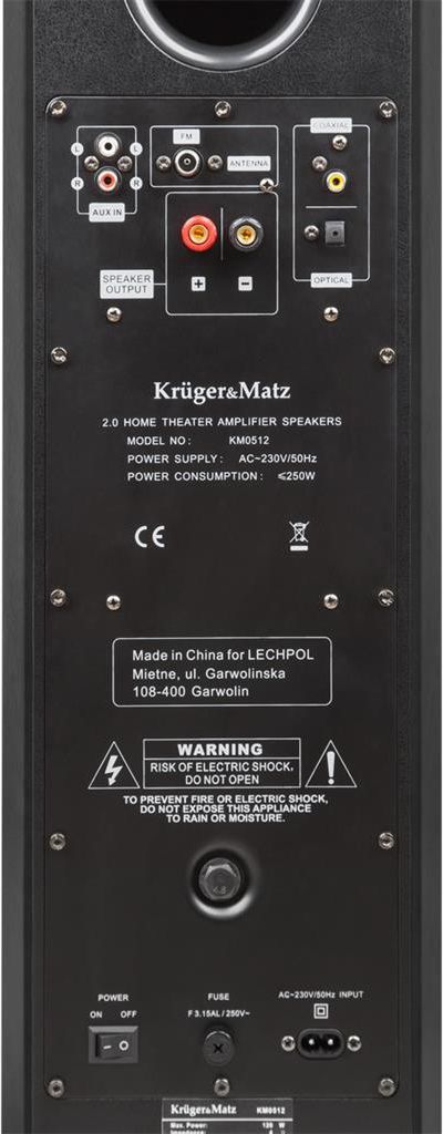 Altoparlantë Kruger&Matz, 160 W, 4 Ohms