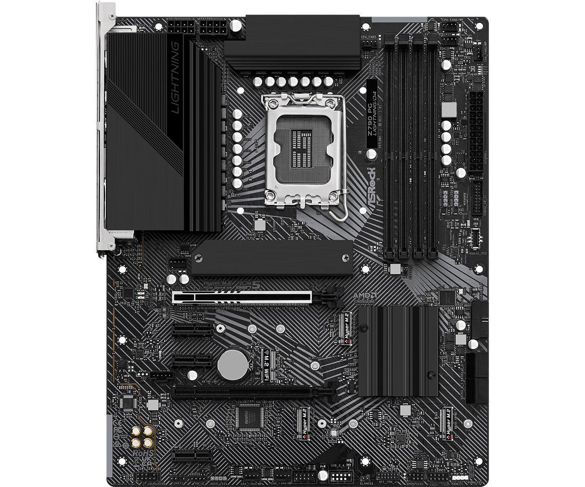 Pllakë amë Asrock Z790 PG Lightning/D4 Intel Z790 LGA 1700 ATX