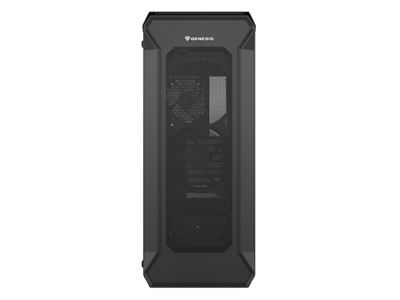 Kuti kompjuteri Genesis IRID 505 V2, MIDI Tower, xham i temperuar, e zezë
