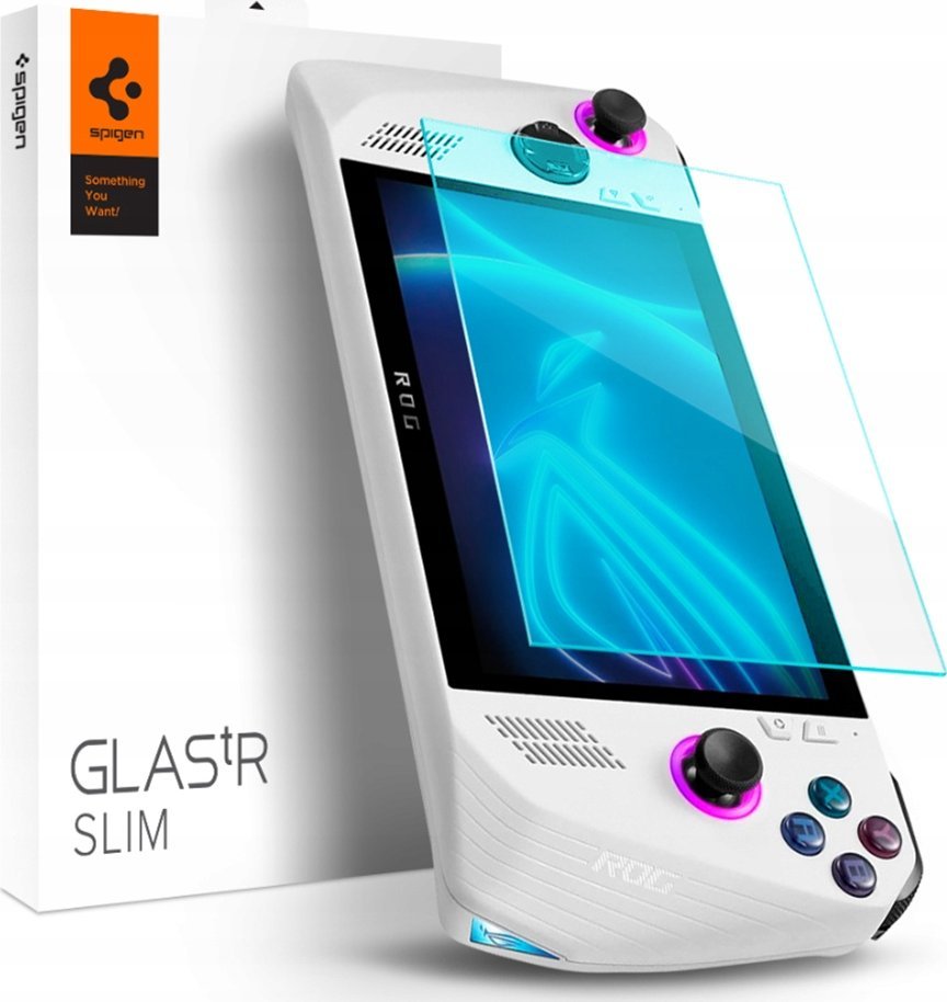 Xham mbrojtës Spigen Glas.tr Slim për Asus ROG Ally, i tejdukshëm