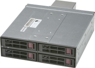 Mobile rack server SuperMicro CSE-M14TQC, 4x 2.5", SAS3 SATA3, gri