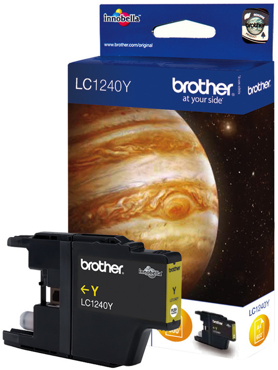 Ngjyrë për printer Brother LC-1240, e verdhë