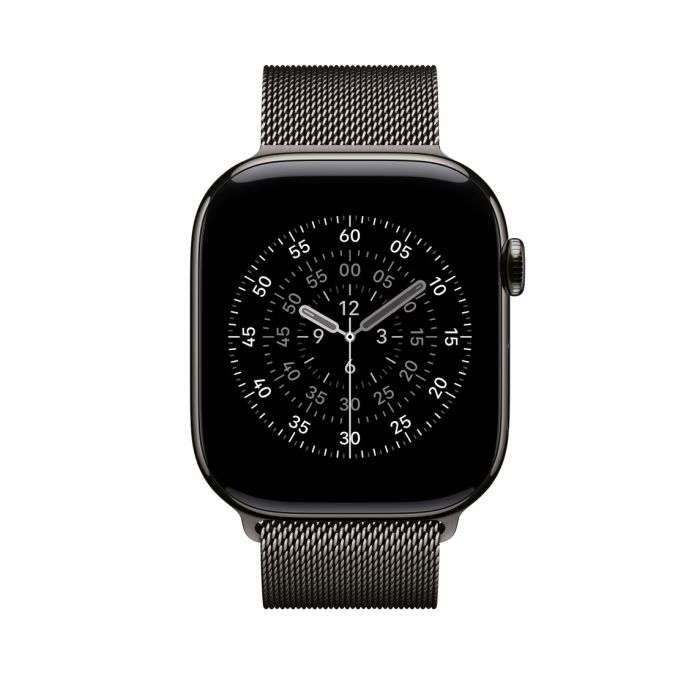 Apple Watch 46mm Loop, Slate Milanese Loop, M/L