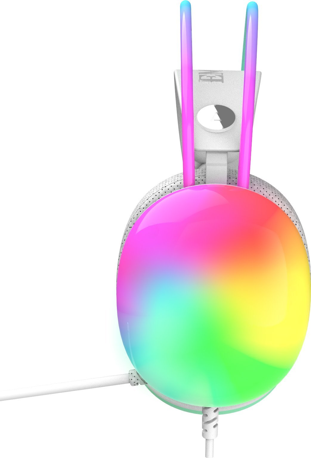 Kufje gaming Inca IGK-X8S RGB, me kabllo, over ear, gri