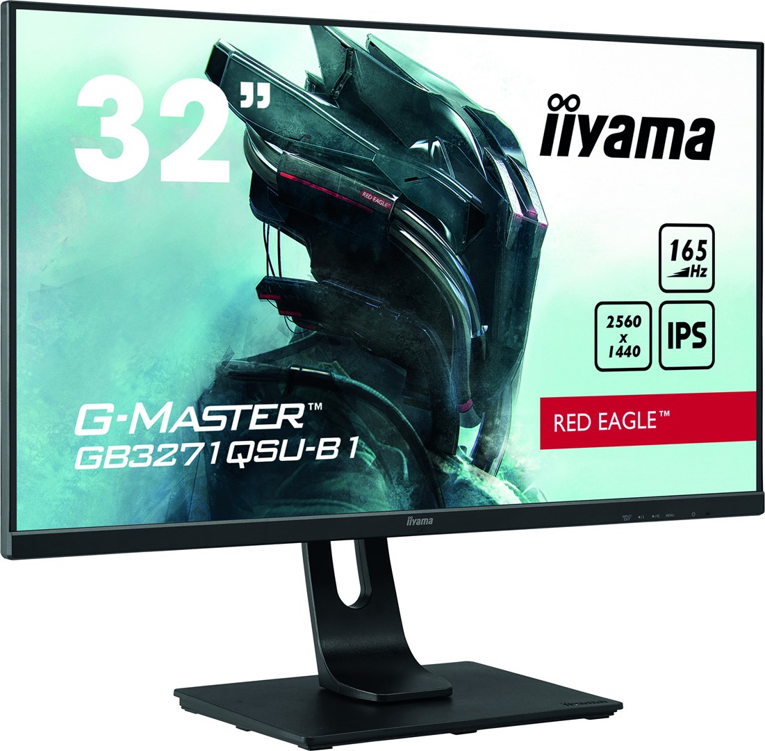 Monitor iiyama G-MASTER GB3271QSU-B1, 31.5", 2560 x 1440, Wide Quad HD, 165 Hz, i zi
