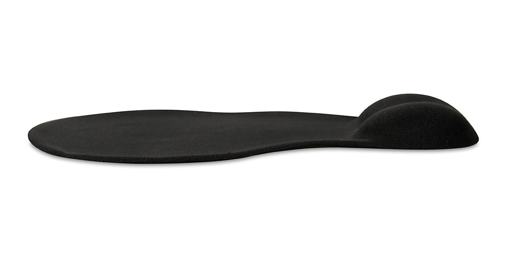 Mousepad ergonomik iBOX MP003, me jastëk xheli, i zi