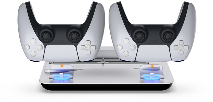 [OUTLET] Pad ftohës DOBE PS5, stacion karikimi wireless për kontroller