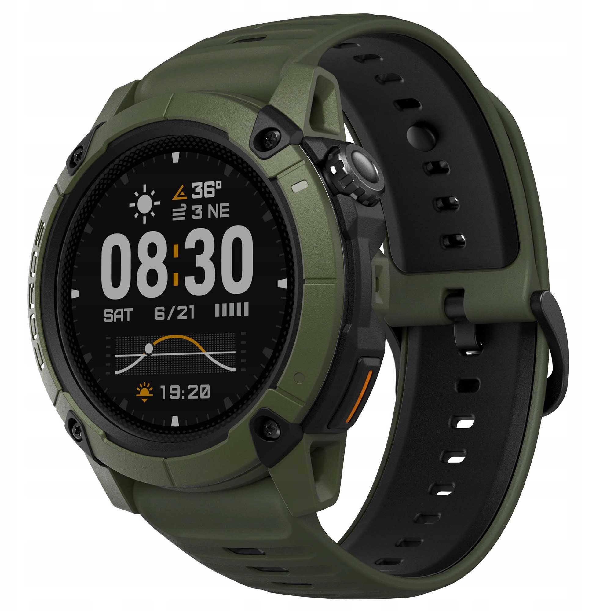 Ora inteligjente Coros NOMAD, GPS, ekran 1.3", e zezë