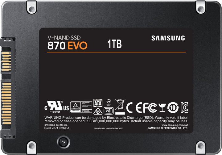 Disk i brendshëm SSD Samsung 870 EVO, 2.5" - 1TB