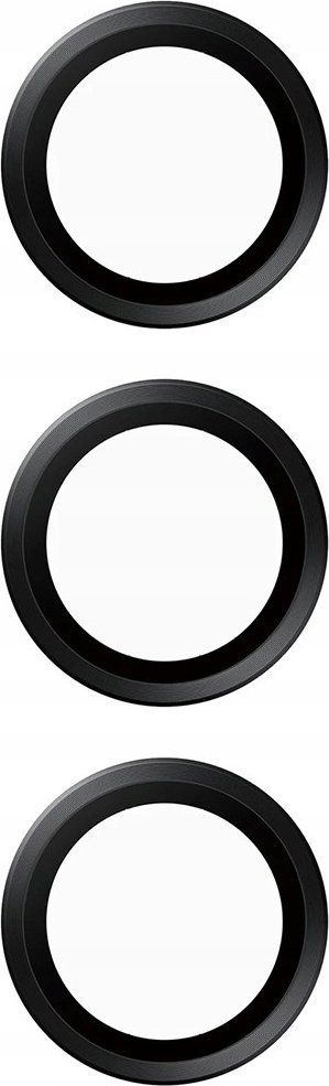 Mbrojtës kamere PanzerGlass për Samsung Galaxy A25, hoops xham i fortifikuar, i zi