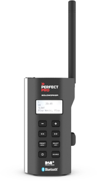 Radio kantieri PerfectPro SOLOWORKER, DAB+, FM, Bluetooth, e zezë