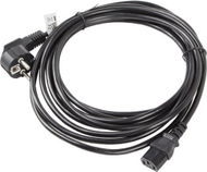 Kabllo e rrymës Lanberg CEE 7/7 - IEC 320 C13, 5m, e zezë