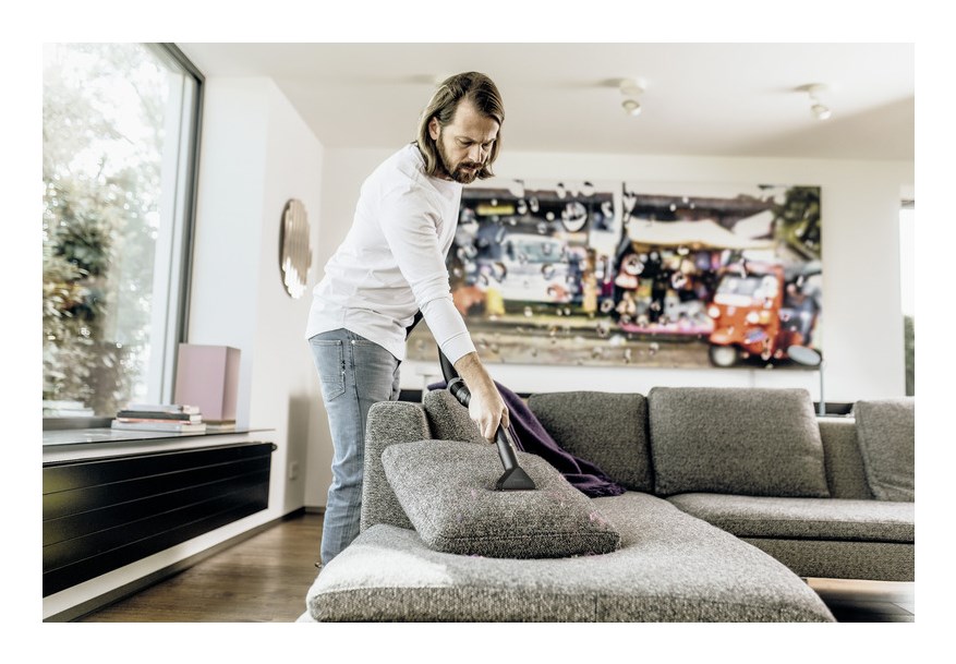 Grisje tapicerie Kärcher për WD SE, ergonomike, për tekstil, gri