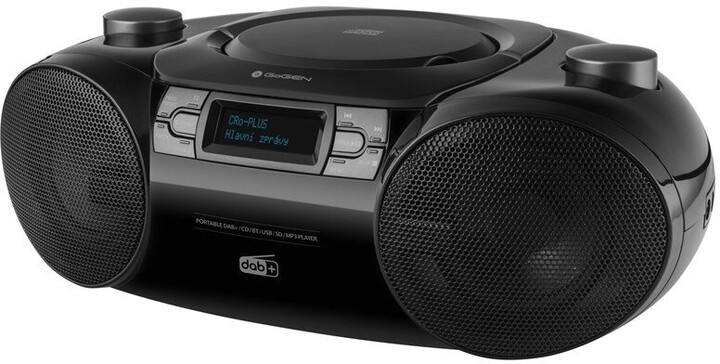 Radio GoGEN CDM 390, e zezë-hirtë