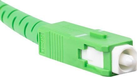 Kabllo optike Lanberg SC/APC në SC/APC, single mode G657A2, 10m, e bardhë