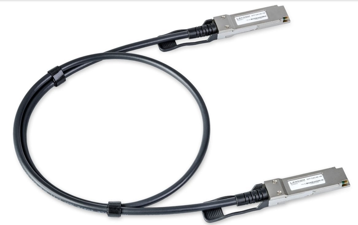 Kabëll rrjeti LANCOM SFP DAC40 3m, 40 Gbit/s, SFP, i zi