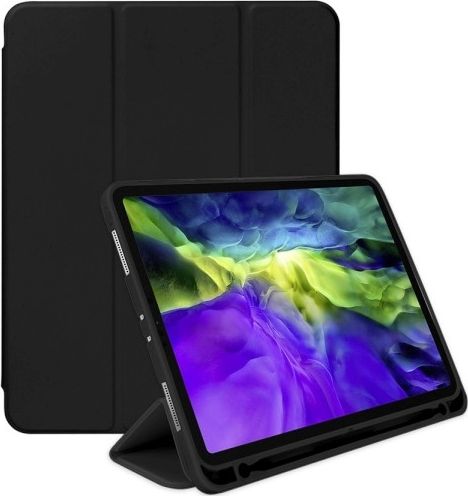 Futollë tablet Mercury Flip Case iPad Pro 11 2020, mbrojtje 360°, me mbajtëse Pencil, e zezë