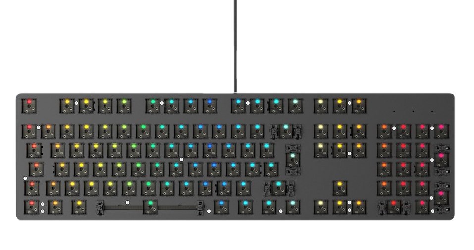 Tastierë Glorious GMMK Full-Size Barebone, ISO, e zezë
