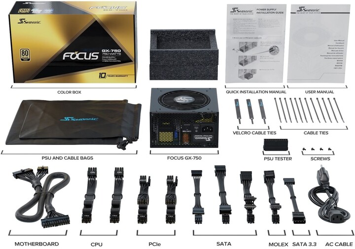 Burim energjie Seasonic Focus (GX-750) - 750W