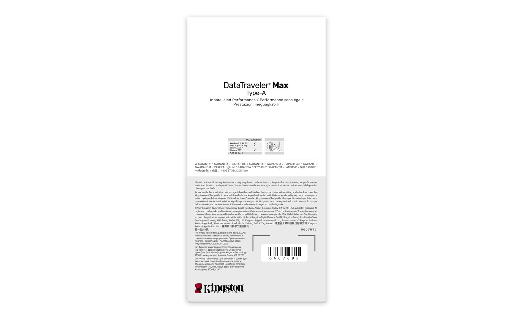 USB Kingston DataTraveler Max, 256GB, USB-A, i zi