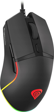 Mouse gaming Genesis Krypton 220, 6 butona, RGB, i zi