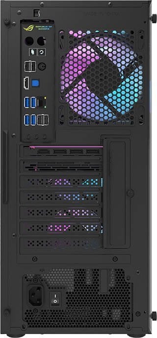 Kasë Darkflash DK351, e zezë, Midi Tower