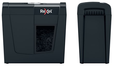 Shredder letrash Rexel Secure X6 P-4, 6 fletë, niveli sigurie P-4, i zi