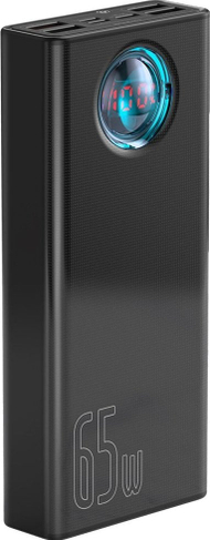 Powerbank Baseus Amblight Overseas Edition, 30000mAh, 65W, i zi