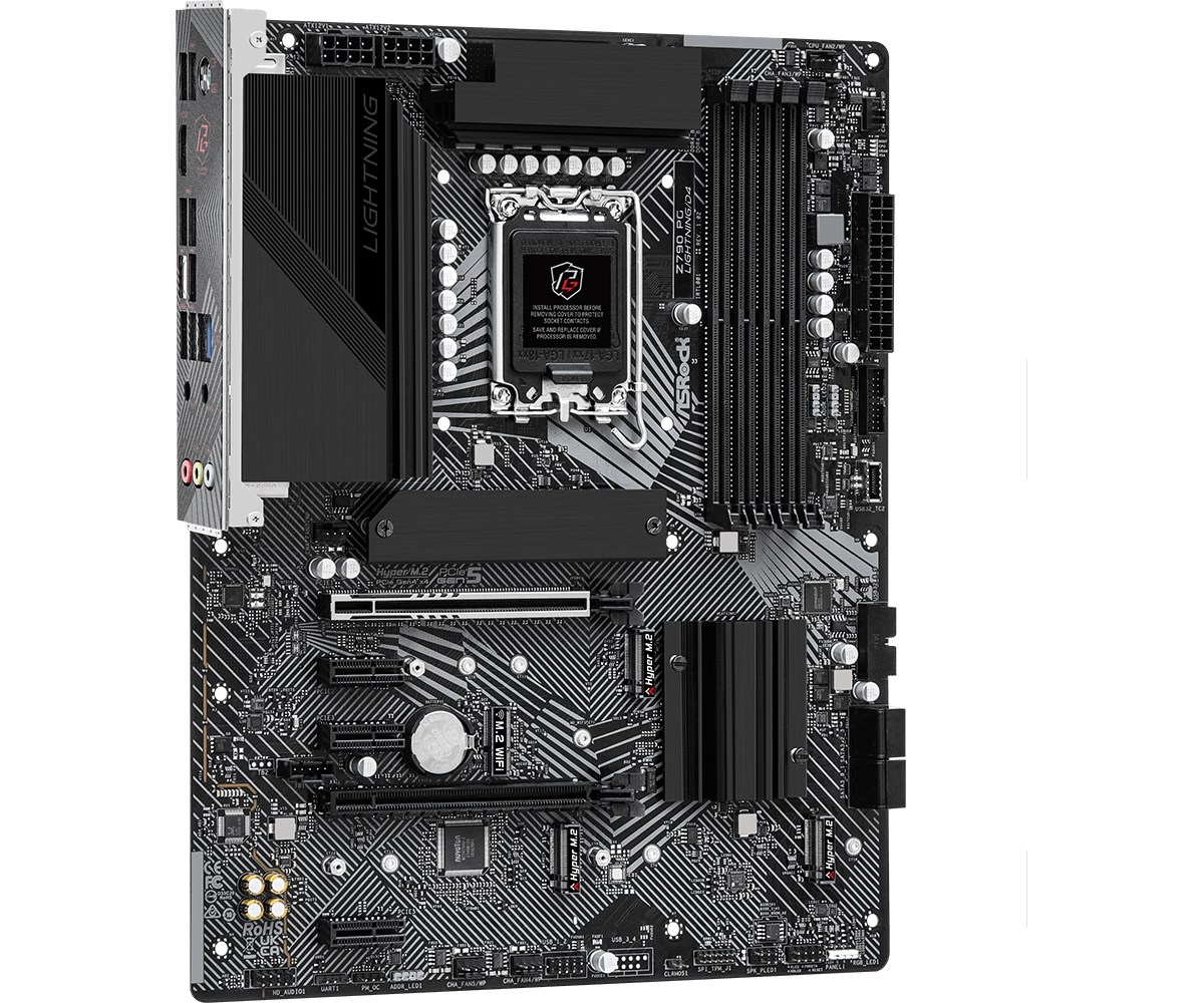 Pllakë amë Asrock Z790 PG Lightning/D4 Intel Z790 LGA 1700 ATX