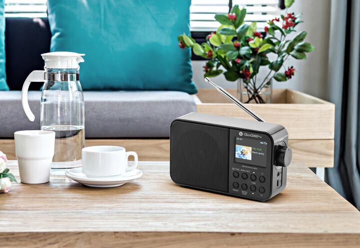 Radio GoGEN DAB 500 BT, e zezë