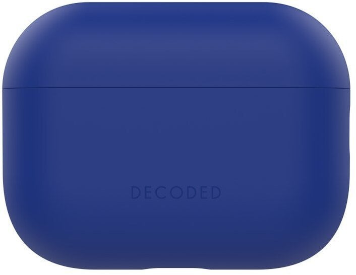 Mbulesë silikoni për kufje Decoded Apple AirPods Pro 3, kompatibile me karikim wireless, blu navy