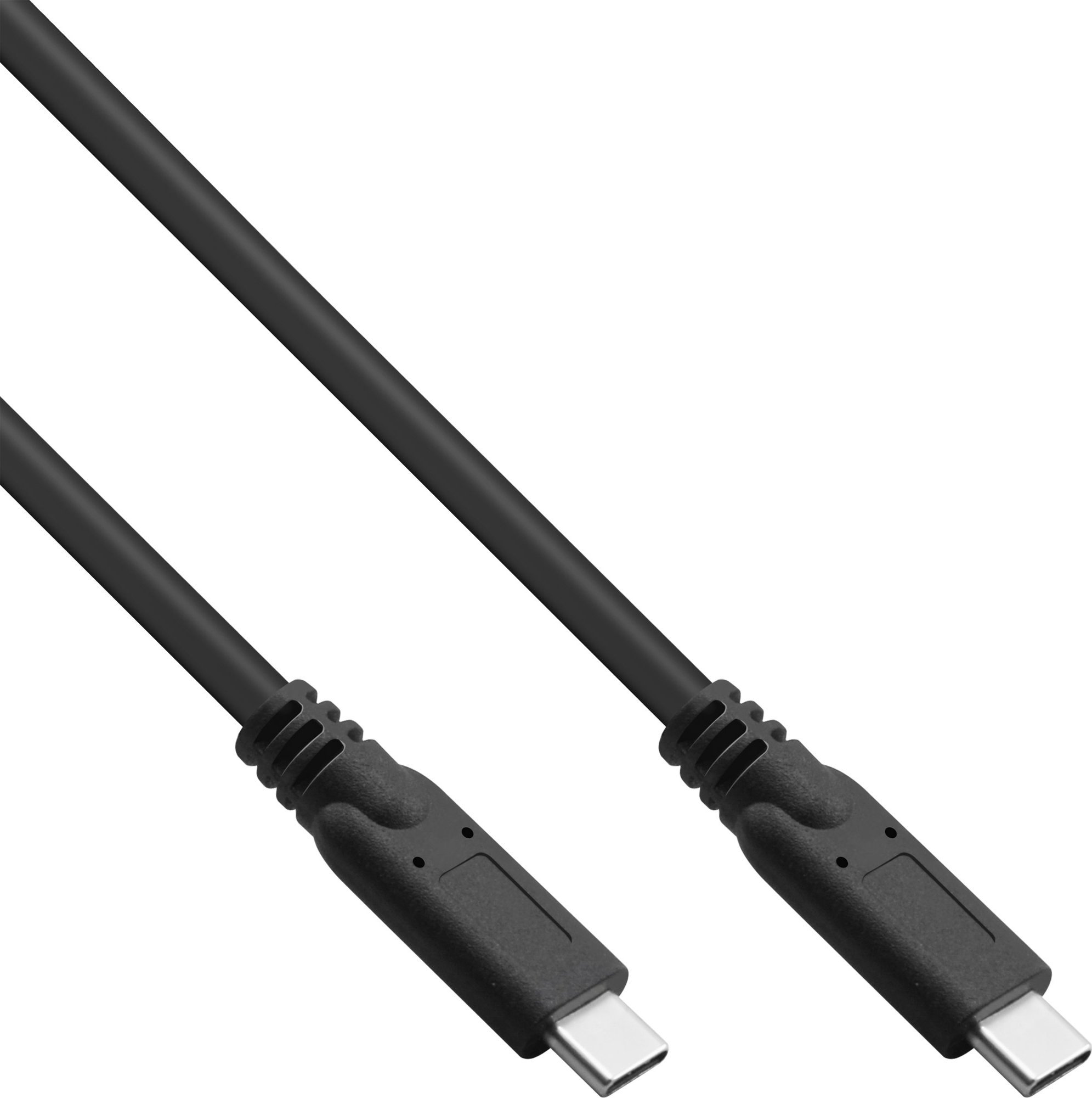 Kabllo USB InLine USB 3.2 Gen 1, USB Type C mashkull mashkull, 5m, e zezë