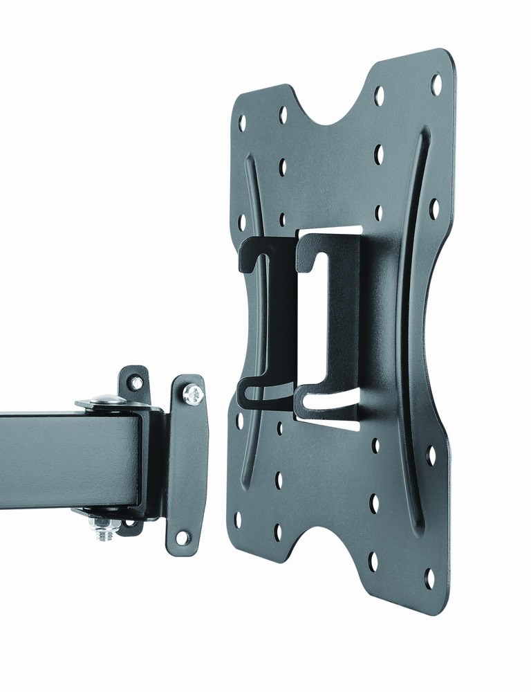 Mbajtëse muri për TV Gembird WM-42ST-02, 23"-42", VESA 200x200 mm, e hirtë