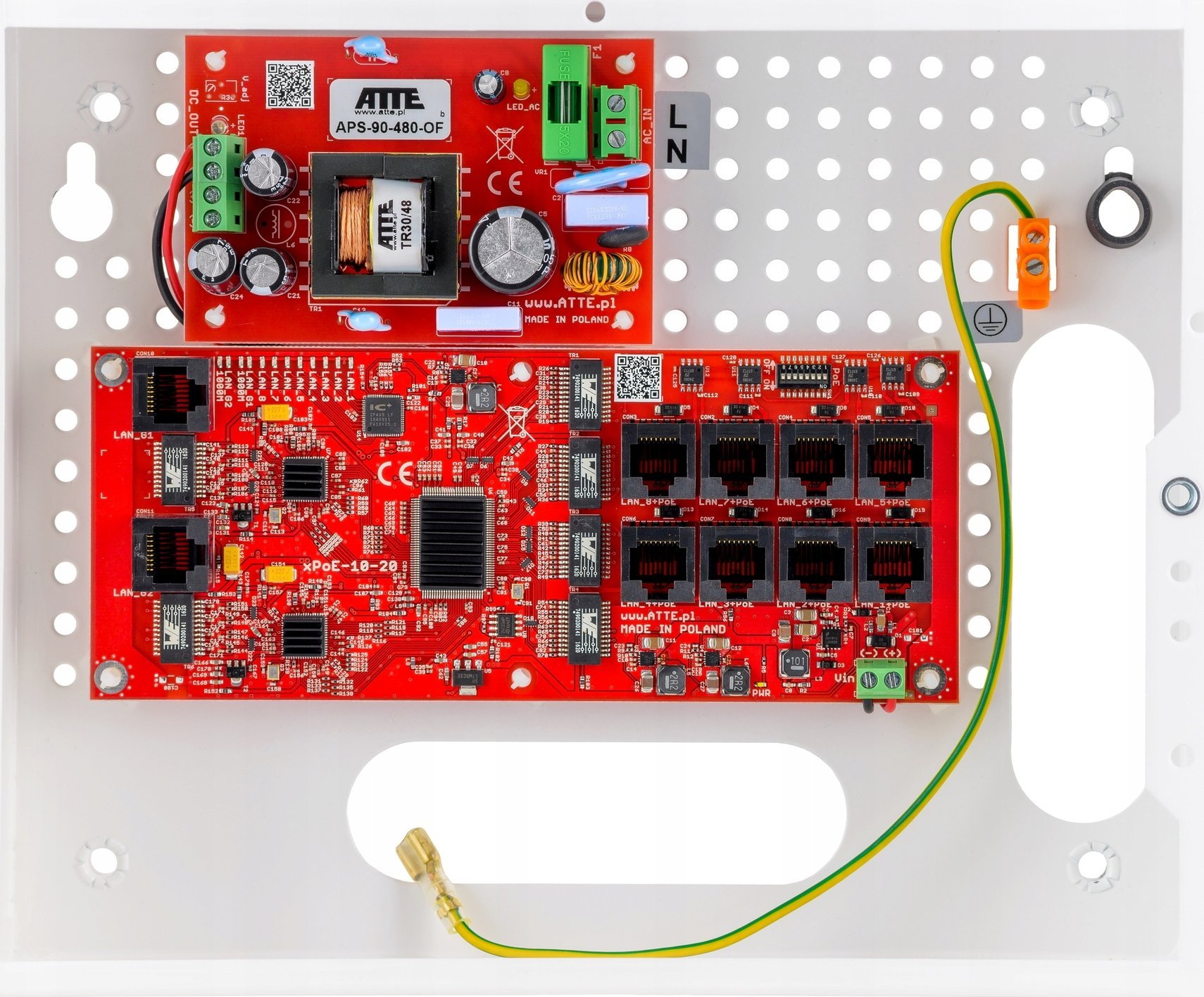 Video regjistrues IP Spna Atte IP-8-20-E, 8 kanale, për kamera IP